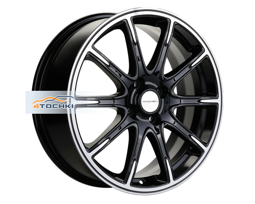 Диски Khomen Wheels 6,5x17/4x100 ET41 D60,1 KHW1707 (XRay) Black-FP