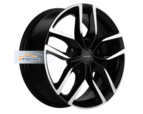 Диски Khomen Wheels 6,5x17/5x108 ET43 D65,1 KHW1708 (DFM AX 7) Black-FP