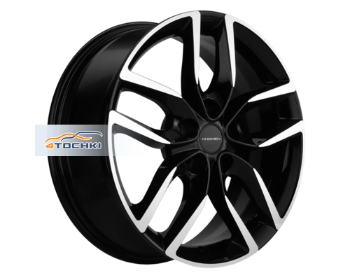 Диски Khomen Wheels 6,5x17/5x114,3 ET45 D66,1 KHW1708 (Nissan Tiida) Black-FP