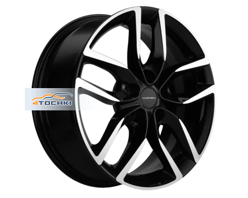 Диски Khomen Wheels 6,5x17/5x114,3 ET40 D67,1 KHW1708 (XCeed) Black-FP