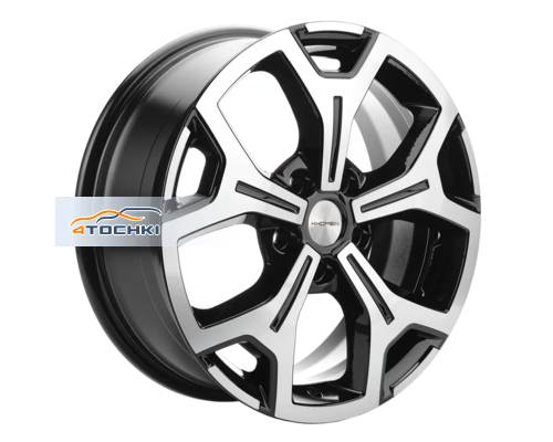 Диски Khomen Wheels 6,5x17/5x120 ET55 D65,1 KHW1710(2) (VW Transporter) Black-FP