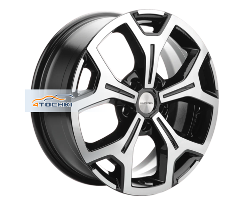 Диски Khomen Wheels 7x17/5x114,3 ET37 D66,5 KHW1710 (Jolion) Black-FP
