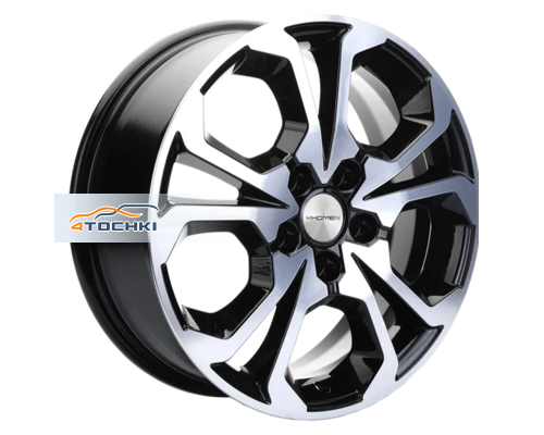 Диски Khomen Wheels 7x17/5x108 ET33 D60,1 KHW1711 (Chery Tiggo/Tiggo 7 Pro) Black-FP