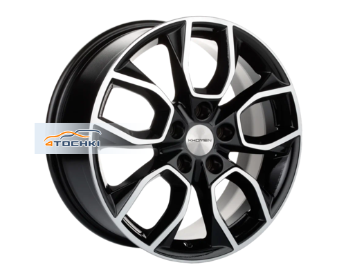 Диски Khomen Wheels 7x17/5x114,3 ET45 D60,1 KHW1713 (Geely Atlas Pro) Black-FP