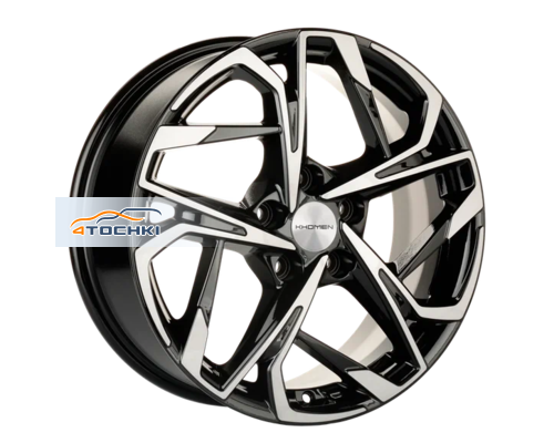 Диски Khomen Wheels 7x17/5x110 ET45 D67,1 KHW1716 (DFM580) Black-FP