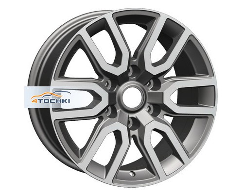 Диски Khomen Wheels 8x17/6x139,7 ET25 D106,1 KHW1723 (Toyota LC Prado/Lexus GX) Gray-FP