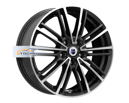 Диски K&K 7x17/4x100 ET41 D60,1 Эрфурт (КС903) Алмаз черный