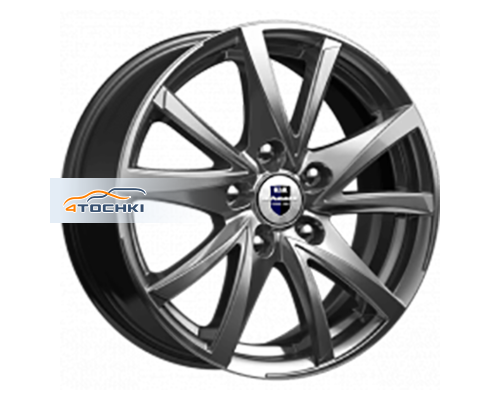 Диски K&K 7x17/5x114,3 ET45 D60,1 Игуана-оригинал (КС590) Дарк платинум