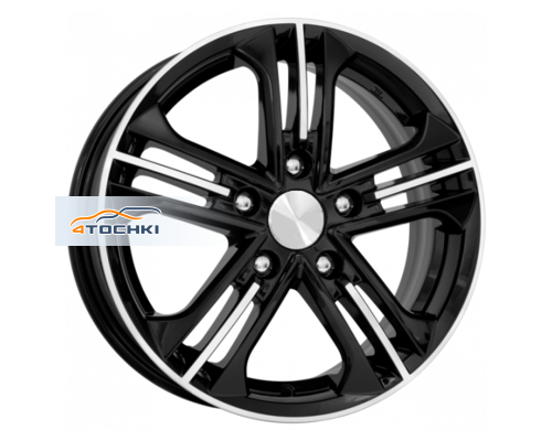 Диски K&K 6x15/5x100 ET38 D57,1 Trinity (КС615) Алмаз черный