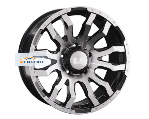 Диски LS 9x20/6x139,7 ET20 D100,1 1294 BKF (конус, Колпак+лого)