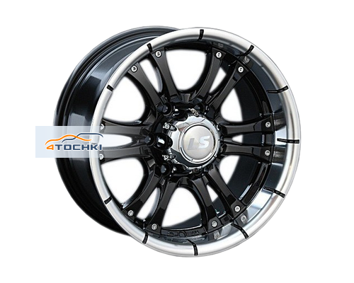 Диски LS 8x16/6x139,7 ET10 D93,1 161 BKL (конус, Колпак+лого)