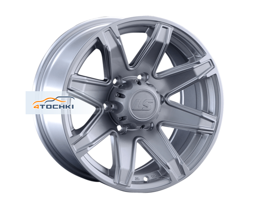 Диски LS 8x16/6x139,7 ET10 D106,1 763 Sil (конус, Колпак+лого)
