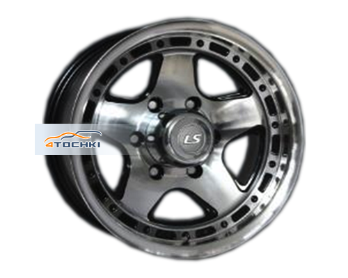 Диски LS 8x15/6x139,7 ET-10 D106,1 870 BKF (конус, Колпак+лого)