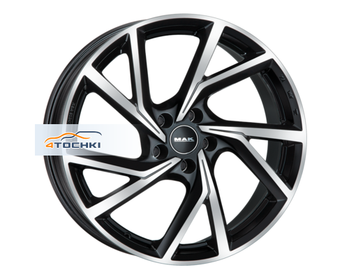 Диски MAK 8x19/5x114,3 ET40 D76 Kassel Black mirror