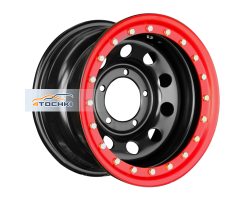 Диски Off-Road Wheels 8x16/5x139,7 ET-19 D110 УАЗ (треуг.) черный