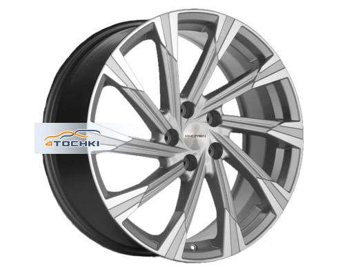 Диски Khomen Wheels 7,5x19/5x114,3 ET40 D64,1 KHW1901 (Haval 7/7x) Brilliant Silver-FP