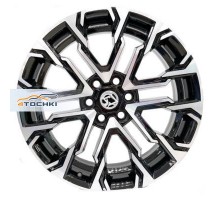 Диски Khomen Wheels 9x22/6x139,7 ET40 D95,10 AZIMUT 2205 (LC300) Black-FP