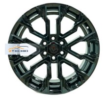 Диски Khomen Wheels 9x22/6x139,7 ET40 D95,10 AZIMUT 2205 (LC300) Black matt