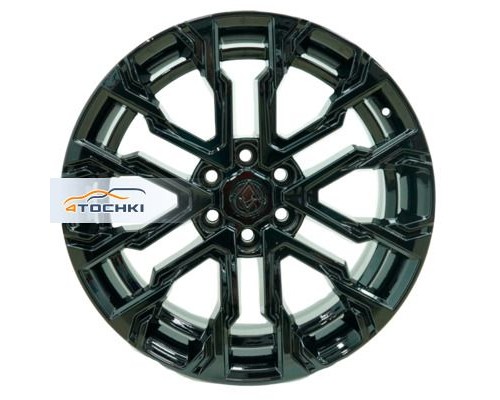 Диски Khomen Wheels 9x22/6x139,7 ET25 D77,8 AZIMUT 2205 (QX80/Patrol) Black matt