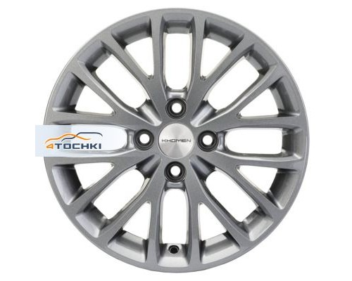 Диски Khomen Wheels 6x15/4x100 ET46 D54,1 KHW1506 (Rio II) Gray