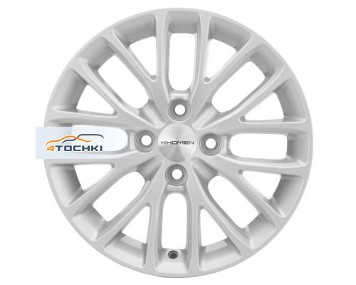 Диски Khomen Wheels 6x15/4x100 ET40 D60,1 KHW1506 (Logan) F-Silver