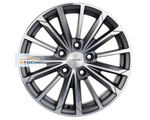 Диски Khomen Wheels 6,5x16/5x114,3 ET45 D60,1 KHW1610 (Corolla) Gray-FP