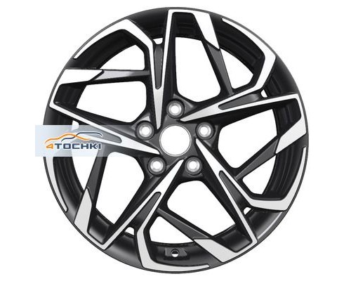 Диски Khomen Wheels 7x17/5x114,3 ET50 D67,1 KHW1716 (SX-5/Seltos) Black-FP