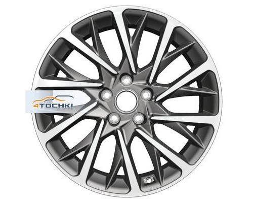 Диски Khomen Wheels 7,5x18/5x108 ET52,5 D63,3 KHW1804 (Kuga) Gray-FP