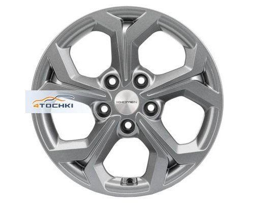 Диски Khomen Wheels 6,5x16/5x108 ET50 D63,3 KHW1606 (Focus) Gray