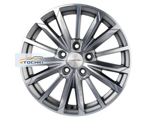 Диски Khomen Wheels 6,5x16/5x112 ET46 D57,1 KHW1611 (Octavia A7) G-Silver-FP