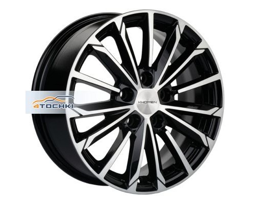 Диски Khomen Wheels 6,5x16/5x108 ET50 D63,3 KHW1611 (Focus) Black-FP