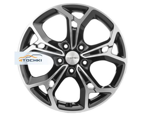 Диски Khomen Wheels 7x17/5x112 ET49 D57,1 KHW1702 (Octavia) Black-FP