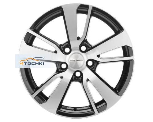 Диски Khomen Wheels 7x17/5x114,3 ET39 D60,1 KHW1704 (RAV4) Black-FP