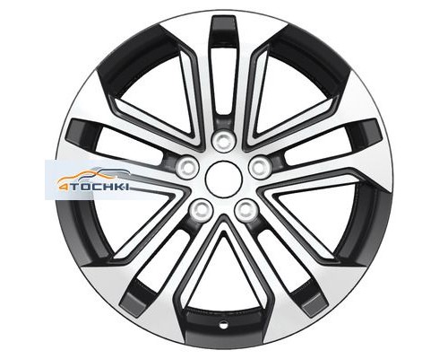 Диски Khomen Wheels 7x18/5x114,3 ET35 D60,1 KHW1803 (RAV4) Black-FP