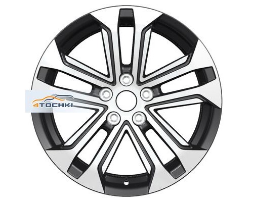 Диски Khomen Wheels 7x18/5x112 ET43 D57,1 KHW1803 (Kodiaq/Tiguan) Black-FP