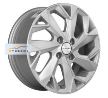 Диски Khomen Wheels 5,5x14/4x100 ET43 D60,1 KHW1402 (Corolla/X-RAY/Logan) F-Silver
