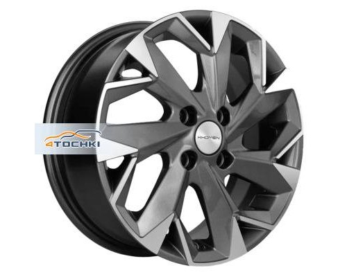 Диски Khomen Wheels 5,5x14/4x100 ET43 D60,1 KHW1402 (Corolla/X-RAY/Logan) Gray-FP