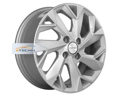 Диски Khomen Wheels 5,5x14/4x98 ET35 D58,5 KHW1402 (Vaz/Datsun) F-Silver