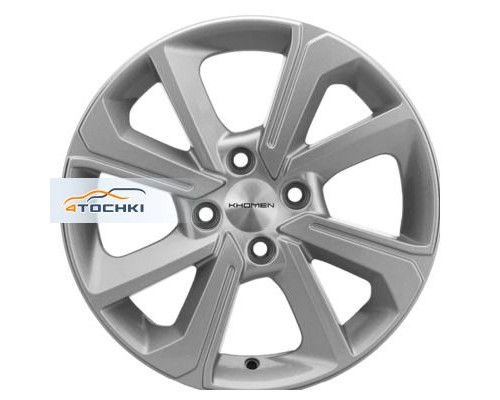 Диски Khomen Wheels 6x15/4x100 ET40 D60,1 KHW1501 (Logan) F-Silver