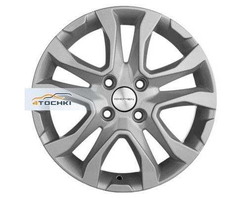 Диски Khomen Wheels 6x15/4x100 ET46 D54,1 KHW1503 (Rio) F-Silver