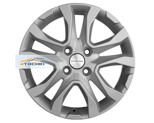 Диски Khomen Wheels 6x15/4x100 ET50 D60,1 KHW1503 (Vesta) F-Silver