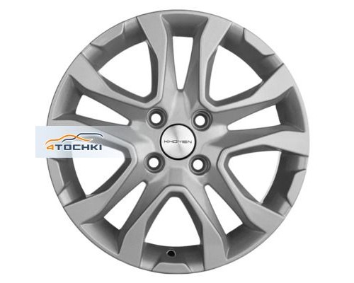 Диски Khomen Wheels 6x15/4x100 ET40 D60,1 KHW1503 (X-Ray) F-Silver