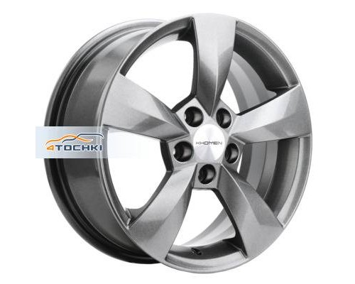 Диски Khomen Wheels 6x15/5x100 ET43 D57,1 KHW1504 (Fabia) Gray