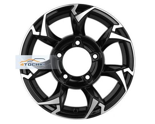 Диски Khomen Wheels 5,5x15/5x139,7 ET5 D108,1 KHW1505 (Jimny) Black-FP