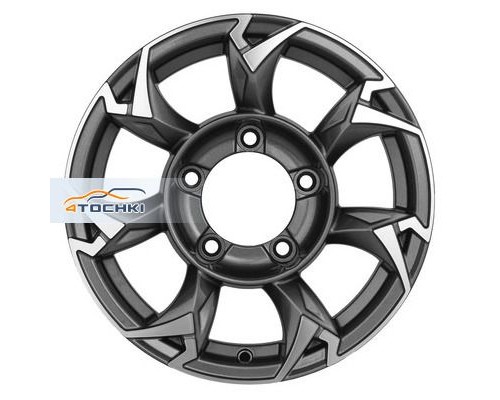 Диски Khomen Wheels 5,5x15/5x139,7 ET5 D108,1 KHW1505 (Jimny) Gray-FP