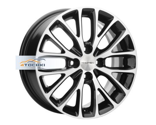 Диски Khomen Wheels 6x15/4x98 ET36 D58,6 KHW1506 (Lada Granta) Black-FP
