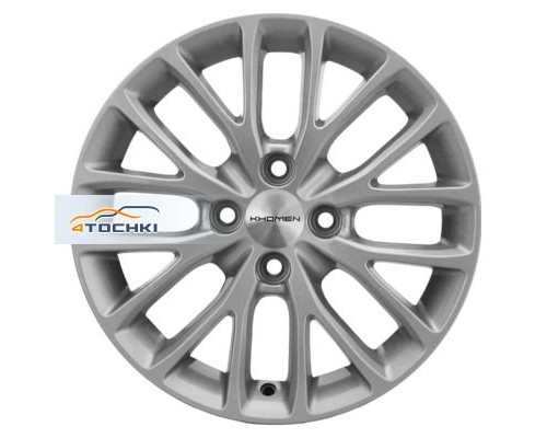 Диски Khomen Wheels 6x15/4x100 ET37 D60,1 KHW1506 (Xray) F-Silver