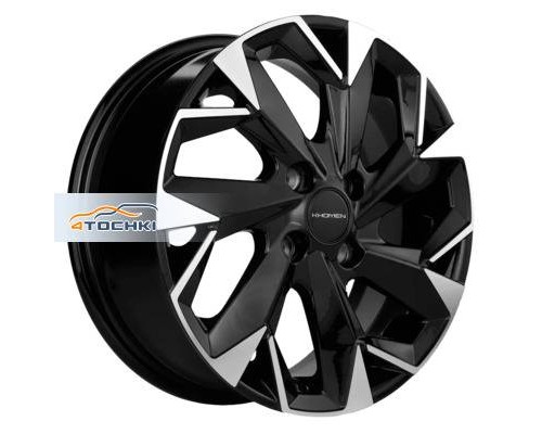 Диски Khomen Wheels 6x15/4x100 ET46 D54,1 KHW1508 (Rio) Black-FP