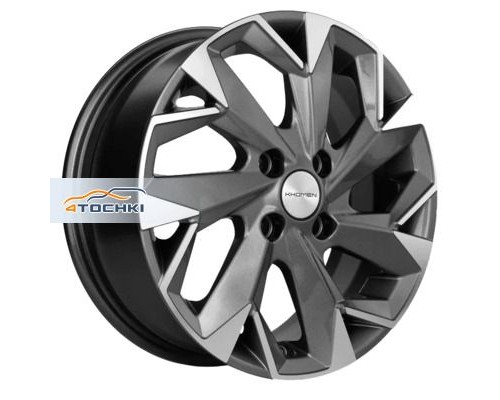 Диски Khomen Wheels 6x15/4x100 ET46 D54,1 KHW1508 (Rio) Gray-FP