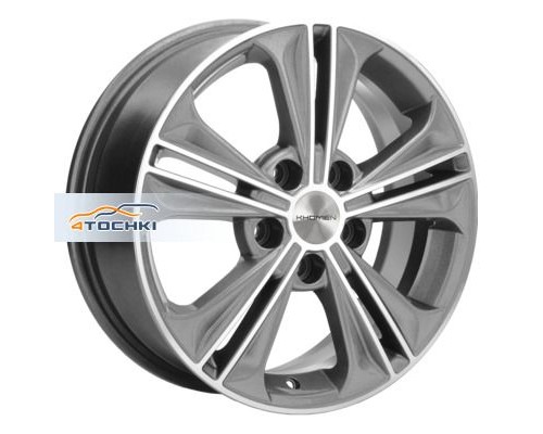 Диски Khomen Wheels 6x16/5x112 ET50 D57,1 KHW1603 (Jetta) Gray-FP